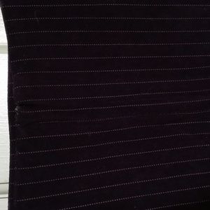 Women's A.n.a. pinstripe blk pink basic fingertip skirt size 12